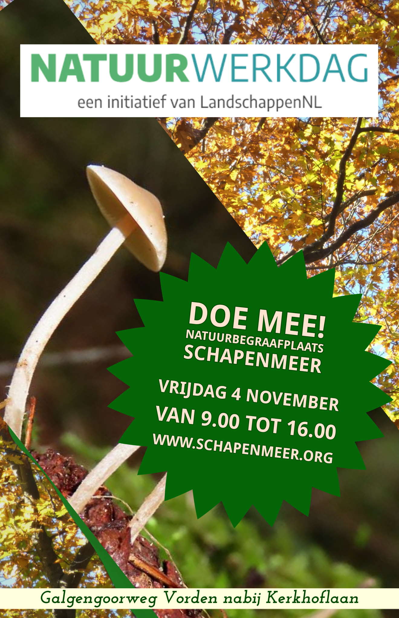 De Nationale Natuurwerkdag! Natuurbegraafplaats Schapenmeer